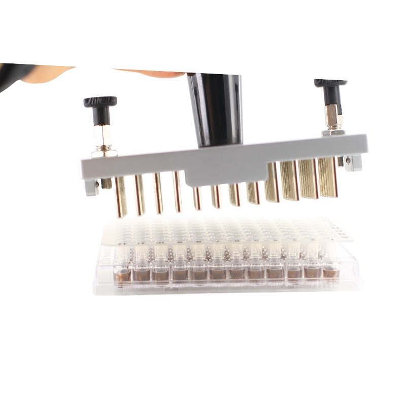 MAG-96-15 - After bead attraction, remove and transfer to another 96-well plate: