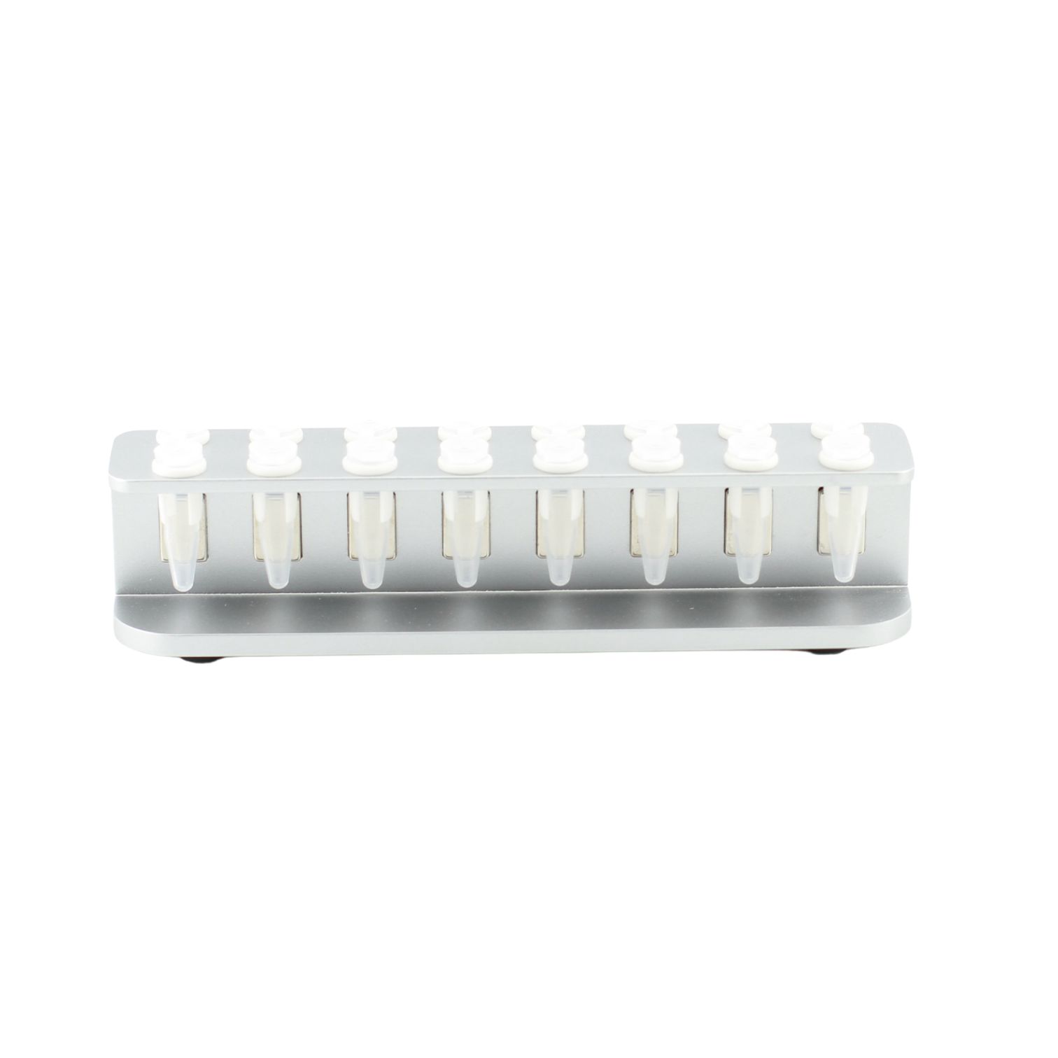 MAG-16-2-S - 1. 16-hole magnetic rack 2. For 0.5ml or 0.6ml centrifuge tubes; the tubes sit c