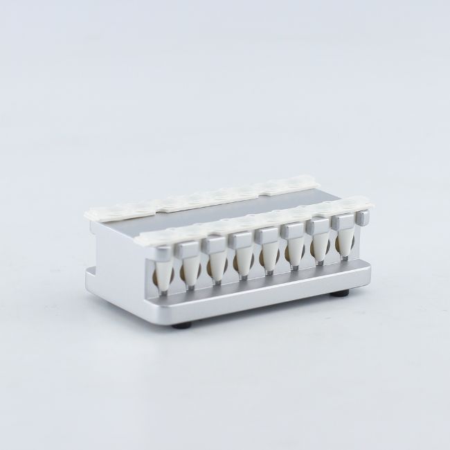 MAG-16-4-P - 1. This magnetic rack is suitable for eight-strip tubes (0.1 ml or 0.2 ml) and s
