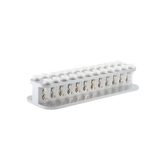 MAG-24-7 - the magnet position attracts the beads to the liquid surface, making it easier f