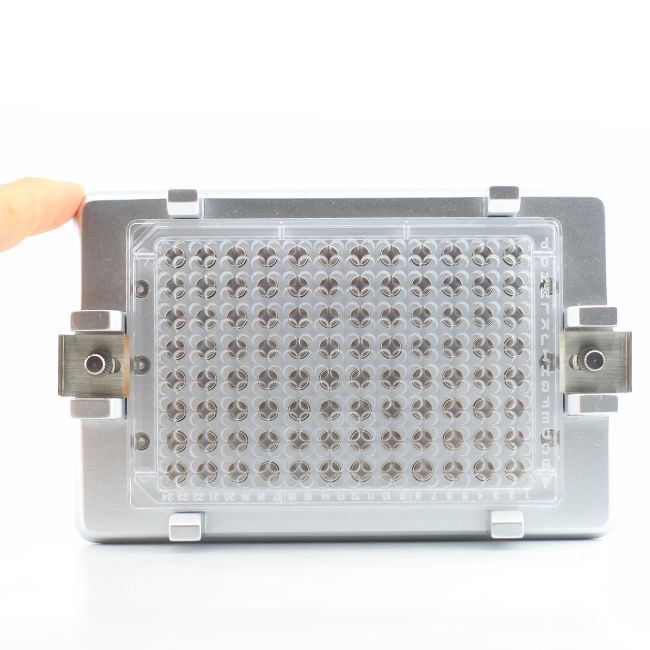 MAG-96-2-6 - This rack is suitable for various 384-well plates or 96-well plates, with freely