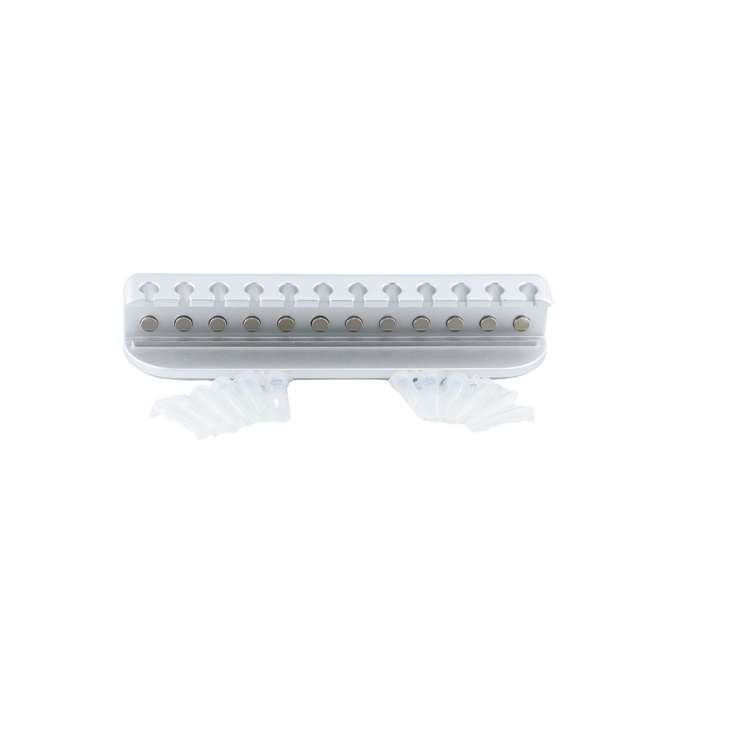 MSR-12-1 - 1. Newly improved 12-hole magnetic rack with an ergonomic design, more convenien