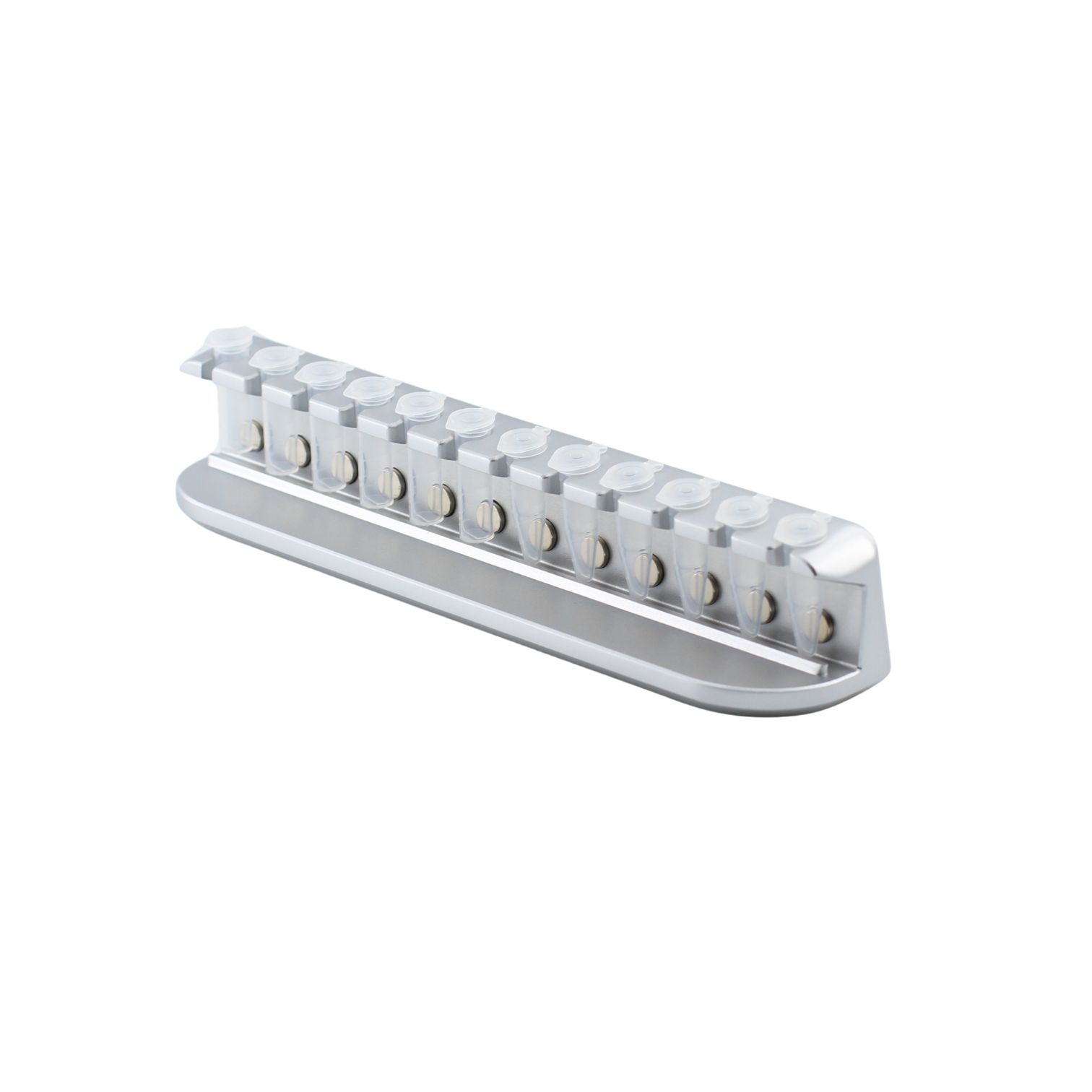 MSR-12-1 - 1. Newly improved 12-hole magnetic rack with an ergonomic design, more convenien