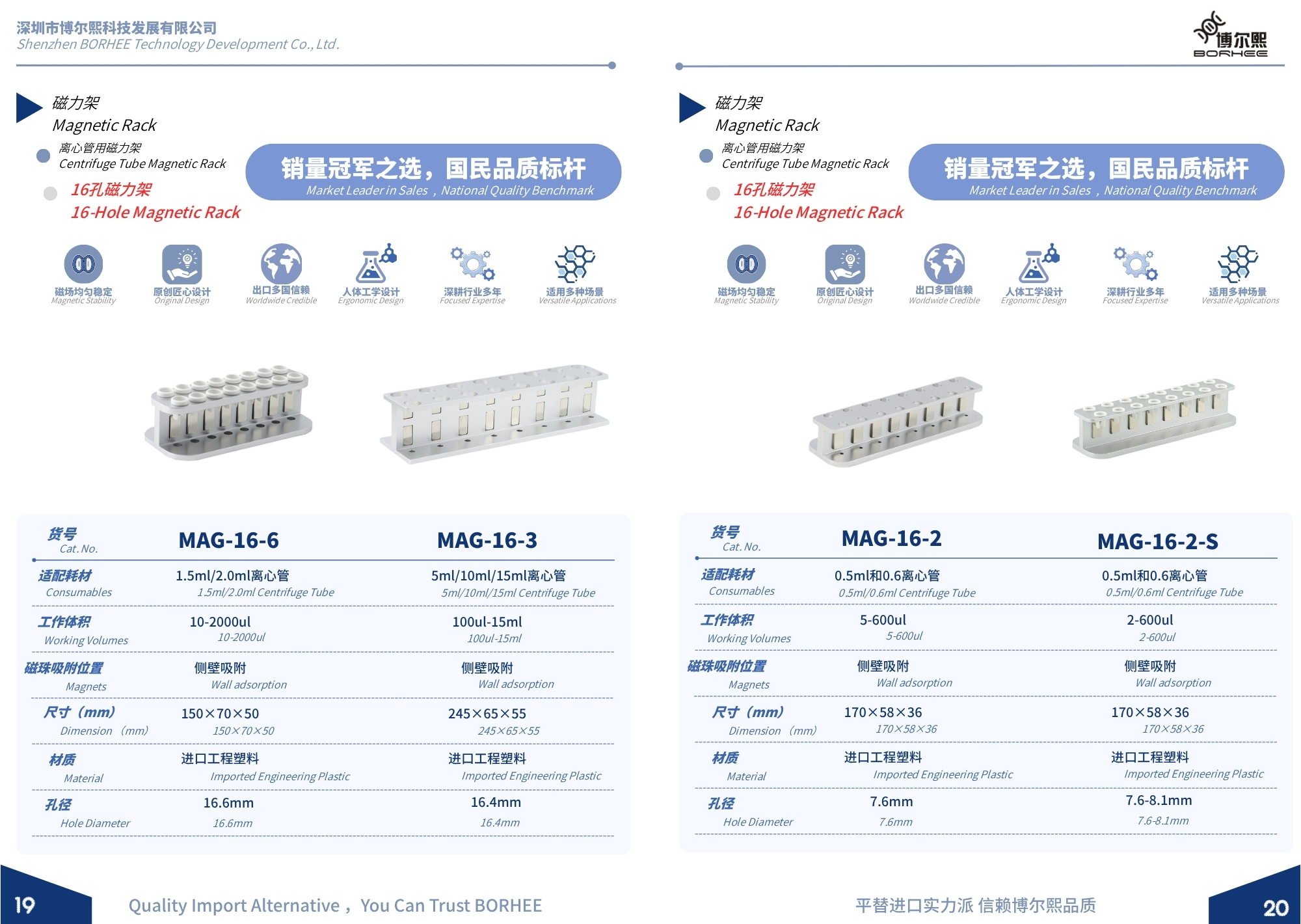 New BORHEE Magnetic Rack Product Brochure Now Available - Page 11